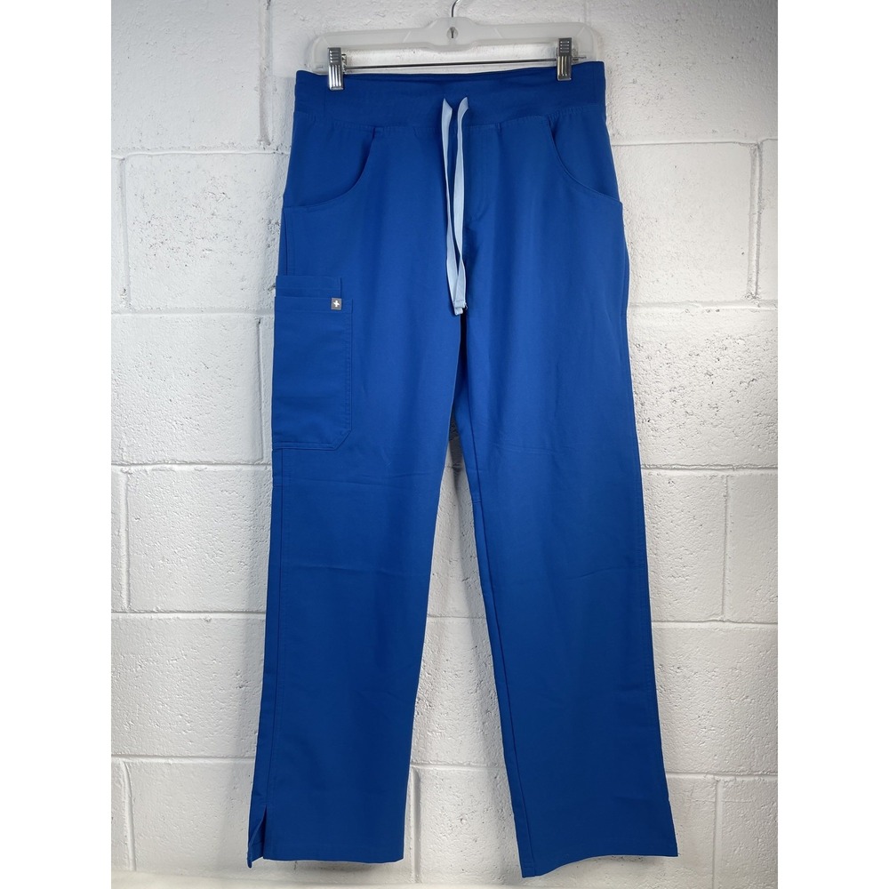 Figs Women's S Technical Collection Kade High Rise Scrub Pants Royal Blue T21004